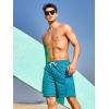 imageNORTHYARD Mens 9quot Board Shorts with 4 Pockets Swim Trunks Swimwear for Men Bathing Suit  No Mesh LinerGreen Blueblocks