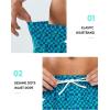 imageNORTHYARD Mens 9quot Board Shorts with 4 Pockets Swim Trunks Swimwear for Men Bathing Suit  No Mesh LinerGreen Blueblocks