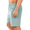 imageNORTHYARD Mens 9quot Board Shorts with 4 Pockets Swim Trunks Swimwear for Men Bathing Suit  No Mesh LinerIce Blue