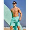 imageNORTHYARD Mens 9quot Board Shorts with 4 Pockets Swim Trunks Swimwear for Men Bathing Suit  No Mesh LinerLakeblue
