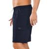 imageNORTHYARD Mens 9quot Board Shorts with 4 Pockets Swim Trunks Swimwear for Men Bathing Suit  No Mesh LinerNavy