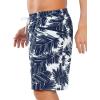 imageNORTHYARD Mens 9quot Board Shorts with 4 Pockets Swim Trunks Swimwear for Men Bathing Suit  No Mesh LinerNavy Palmtree