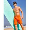 imageNORTHYARD Mens 9quot Board Shorts with 4 Pockets Swim Trunks Swimwear for Men Bathing Suit  No Mesh LinerOrange