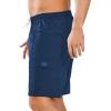 imageNORTHYARD Mens 9quot Board Shorts with 4 Pockets Swim Trunks Swimwear for Men Bathing Suit  No Mesh LinerRoyal Blue