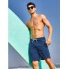 imageNORTHYARD Mens 9quot Board Shorts with 4 Pockets Swim Trunks Swimwear for Men Bathing Suit  No Mesh LinerRoyal Blue