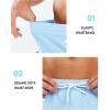 imageNORTHYARD Mens 9quot Board Shorts with 4 Pockets Swim Trunks Swimwear for Men Bathing Suit  No Mesh LinerSkyblue