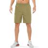 imageNORTHYARD Mens Athletic Running Shorts Quick Dry Workout Shorts Lightweight Sports Gym Basketball 7quot 9quot 5quot Hiking TennisKhaki
