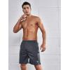 imageNORTHYARD Mens Athletic Tennis Shorts 7 Basketball Running Short with Zipper Pockets Quick Dry Lightweight Workout GymDarkgrey