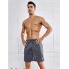 imageNORTHYARD Mens Athletic Tennis Shorts 7 Basketball Running Short with Zipper Pockets Quick Dry Lightweight Workout GymGreyheather