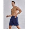 imageNORTHYARD Mens Athletic Tennis Shorts 7 Basketball Running Short with Zipper Pockets Quick Dry Lightweight Workout GymNavy