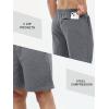 imageNORTHYARD Mens Cotton Casual Sweat Shorts Athletic Running Shorts with Zipper Pockets 7quot Workout Gym Lounge Short for Mens