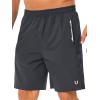 imageNORTHYARD Mens Running Athletic Shorts 5quot 7quot 9quot Workout Gym Short Tennis Quick Dry Active Sport Hiking BasketballDarkgrey