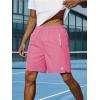 imageNORTHYARD Mens Running Athletic Shorts 5quot 7quot 9quot Workout Gym Short Tennis Quick Dry Active Sport Hiking BasketballPowderpink