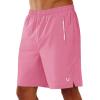 imageNORTHYARD Mens Running Athletic Shorts 5quot 7quot 9quot Workout Gym Short Tennis Quick Dry Active Sport Hiking BasketballPowderpink
