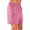 imageNORTHYARD Mens Running Athletic Shorts 5quot 7quot 9quot Workout Gym Short Tennis Quick Dry Active Sport Hiking BasketballPowderpink