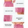 imageNORTHYARD Mens Running Athletic Shorts 5quot 7quot 9quot Workout Gym Short Tennis Quick Dry Active Sport Hiking BasketballPowderpink