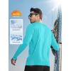 imageNORTHYARD Mens Sun Protection Shirts Long Sleeve UPF 50 Rash Guard Swim Shirt Athletic Running UV Fishing Hiking SPFLakeblue
