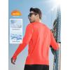 imageNORTHYARD Mens Sun Protection Shirts Long Sleeve UPF 50 Rash Guard Swim Shirt Athletic Running UV Fishing Hiking SPFRed