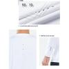 imageNORTHYARD Mens Sun Protection Shirts Long Sleeve UPF 50 Rash Guard Swim Shirt Athletic Running UV Fishing Hiking SPFWhite