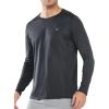 imageNORTHYARD Mens Sun Protection Shirts Long Sleeve UPF 50 Rash Guard Swim Shirt Athletic Running UV Fishing Hiking SPFBlack