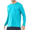 imageNORTHYARD Mens Sun Protection Shirts Long Sleeve UPF 50 Rash Guard Swim Shirt Athletic Running UV Fishing Hiking SPFLakeblue