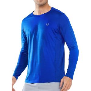 imageNORTHYARD Mens Sun Protection Shirts Long Sleeve UPF 50 Rash Guard Swim Shirt Athletic Running UV Fishing Hiking SPFRoyalblue