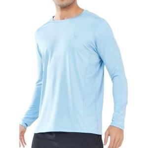 imageNORTHYARD Mens Sun Protection Shirts Long Sleeve UPF 50 Rash Guard Swim Shirt Athletic Running UV Fishing Hiking SPFSkyblue