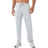 imageNORTHYARD Mens Athletic Pants Running Workout Joggers Lightweight Gym Jogging Track Casual Sweatpants with Zipper PocketsLightgrey
