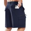 imageNORTHYARD Mens Casual Cargo Shorts 9quot Golf Athletic Classic Work Stretch Hiking Lightweight Quick Dry Outdoor Travel FishingNavy