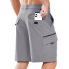 imageNORTHYARD Mens Casual Cargo Shorts 9quot Golf Athletic Classic Work Stretch Hiking Lightweight Quick Dry Outdoor Travel FishingStone