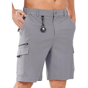 imageNORTHYARD Mens Casual Cargo Shorts 9quot Golf Athletic Classic Work Stretch Hiking Lightweight Quick Dry Outdoor Travel FishingStone