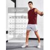imageNORTHYARD Mens Tank Top Workout Running Shirts Sleeveless Quick Dry Muscle Shirts Athletic Gym VestWine