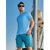 imageNORTHYARD Mens Swim Trunks Board Shorts 9 Inch Bathing Suit Swimwear Quick Dry Beach Short with Zipper Pocket  No Mesh LinerGreen Blueblocks