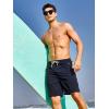 imageNORTHYARD Mens Swim Trunks Board Shorts 9 Inch Bathing Suit Swimwear Quick Dry Beach Short with Zipper Pocket  No Mesh LinerNavy