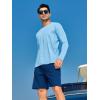 imageNORTHYARD Mens Swim Trunks Board Shorts 9 Inch Bathing Suit Swimwear Quick Dry Beach Short with Zipper Pocket  No Mesh LinerSeablue