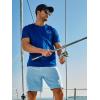 imageNORTHYARD Mens Swim Trunks Board Shorts 9 Inch Bathing Suit Swimwear Quick Dry Beach Short with Zipper Pocket  No Mesh LinerSkyblue
