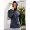 imageNORTHYARD Mens UPF 50 Long Sleeve Hoodie Shirts Sun Protection Fishing Swim Beach Lightweight Quick Dry UV SPF Rash GuardDarkgrey