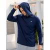 imageNORTHYARD Mens UPF 50 Long Sleeve Hoodie Shirts Sun Protection Fishing Swim Beach Lightweight Quick Dry UV SPF Rash GuardNavy