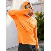 imageNORTHYARD Mens UPF 50 Long Sleeve Hoodie Shirts Sun Protection Fishing Swim Beach Lightweight Quick Dry UV SPF Rash GuardOrange