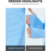 imageNORTHYARD Mens UPF 50 Long Sleeve Hoodie Shirts Sun Protection Fishing Swim Beach Lightweight Quick Dry UV SPF Rash GuardSkyblue