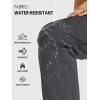 imageNORTHYARD Mens Cargo Hiking Pants Lightweight Quick Dry Outdoor Fishing Travel Active Sweatpants with Multi PocketsDark Grey