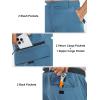 imageNORTHYARD Mens Cargo Hiking Pants Lightweight Quick Dry Outdoor Fishing Travel Active Sweatpants with Multi PocketsDusty Blue