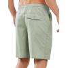 imageNORTHYARD Mens Casual ShortsCotton 9quot Golf Hiking Drawstring Elastic Waist Work Shorts with Zipper PocketsLodenfrost