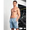 imageNORTHYARD Mens Cotton Casual Sweat Shorts Athletic Running Shorts with Zipper Pockets 7quot Workout Gym Lounge Short for MensBluebell