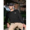 imageNORTHYARD Mens Cotton Long Sleeve TShirts Graphic Casual Stylish Crew Neck Tee Shirts for Men OutdoorsBlack