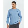imageNORTHYARD Mens Cotton Long Sleeve TShirts Graphic Casual Stylish Crew Neck Tee Shirts for Men OutdoorsBluestone