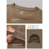 imageNORTHYARD Mens Cotton Long Sleeve TShirts Graphic Casual Stylish Crew Neck Tee Shirts for Men OutdoorsBrown
