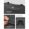 imageNORTHYARD Mens Cotton Long Sleeve TShirts Graphic Casual Stylish Crew Neck Tee Shirts for Men OutdoorsDarkgrey