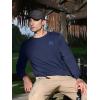 imageNORTHYARD Mens Cotton Long Sleeve TShirts Graphic Casual Stylish Crew Neck Tee Shirts for Men OutdoorsNavy