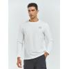imageNORTHYARD Mens Cotton Long Sleeve TShirts Graphic Casual Stylish Crew Neck Tee Shirts for Men OutdoorsWhite